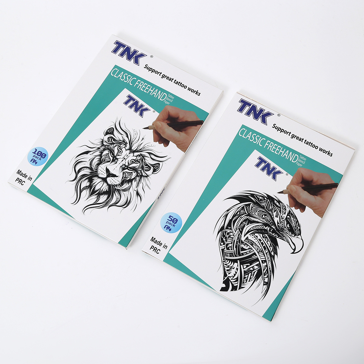 跨境批发纹身手描转印纸纹身转印纸单联转印清晰不掉皮纹身器材详情2