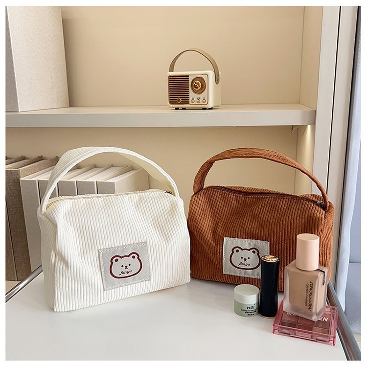 A new large-capacity corduroy bag for women, a versatile single-shoulder crossbody bag for autumn and winter, and a high-end pillow bag for women pic 15