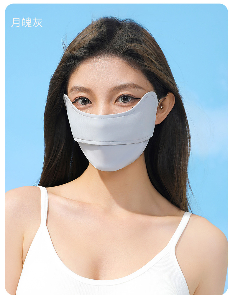 欧若风防晒口罩冰丝女护眼角锦纶透气防紫外线夏季遮阳脸罩面罩详情44