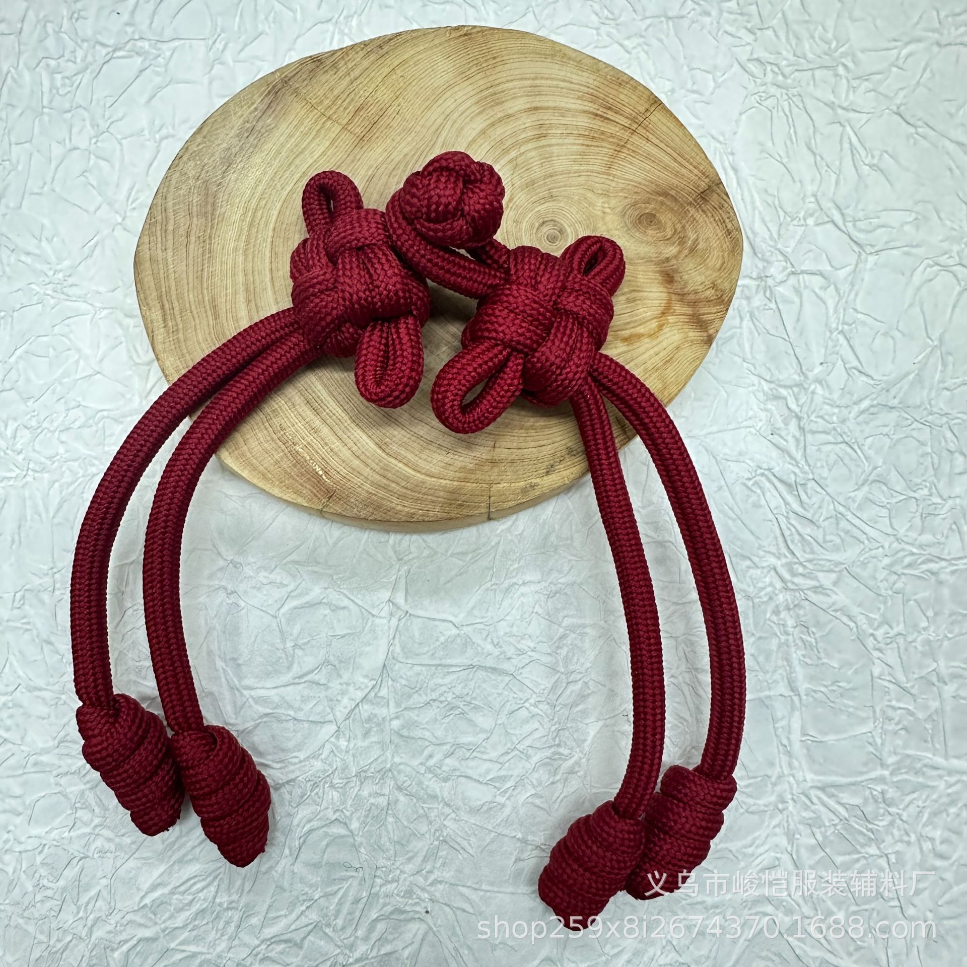 Chinese-style large-cap buttons, traditional Chinese style buttons, special pearl buckles for cheongsams, double-button overcoats, red Chinese knot design, woolen button accessories, selected clothing accessories pic 1