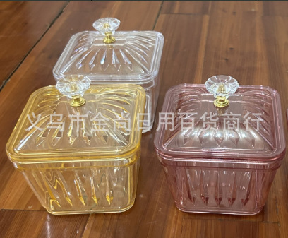 Vertical large and small plastic sugar jars, kitchen sugar POTS, home storage boxes, tea snacks, candies, inventory, heart plates, snacks pic 2