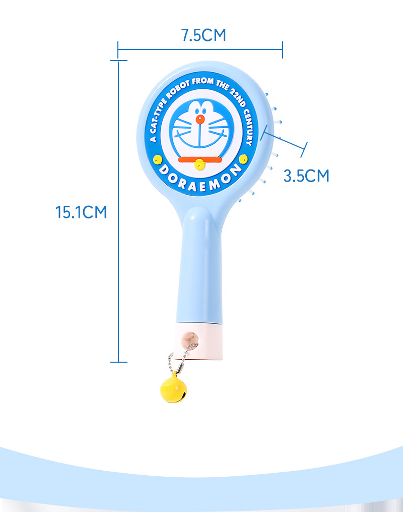 This version of the Doraemon authorized creative airbag comb, massage air cushion comb, cartoon cute style student mirror comb pic 13