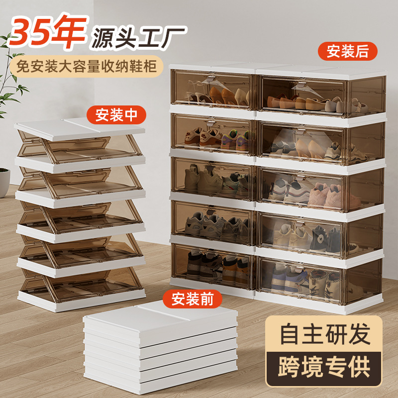 跨境衣柜收纳分层隔板内衣衣服收纳盒衣柜置物架衣橱衣柜分层架子详情5