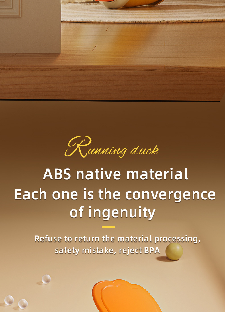 2025跨境电动万向旋转鸭儿童萌趣声光转转鸭小宝宝引导学爬玩具鸭详情15