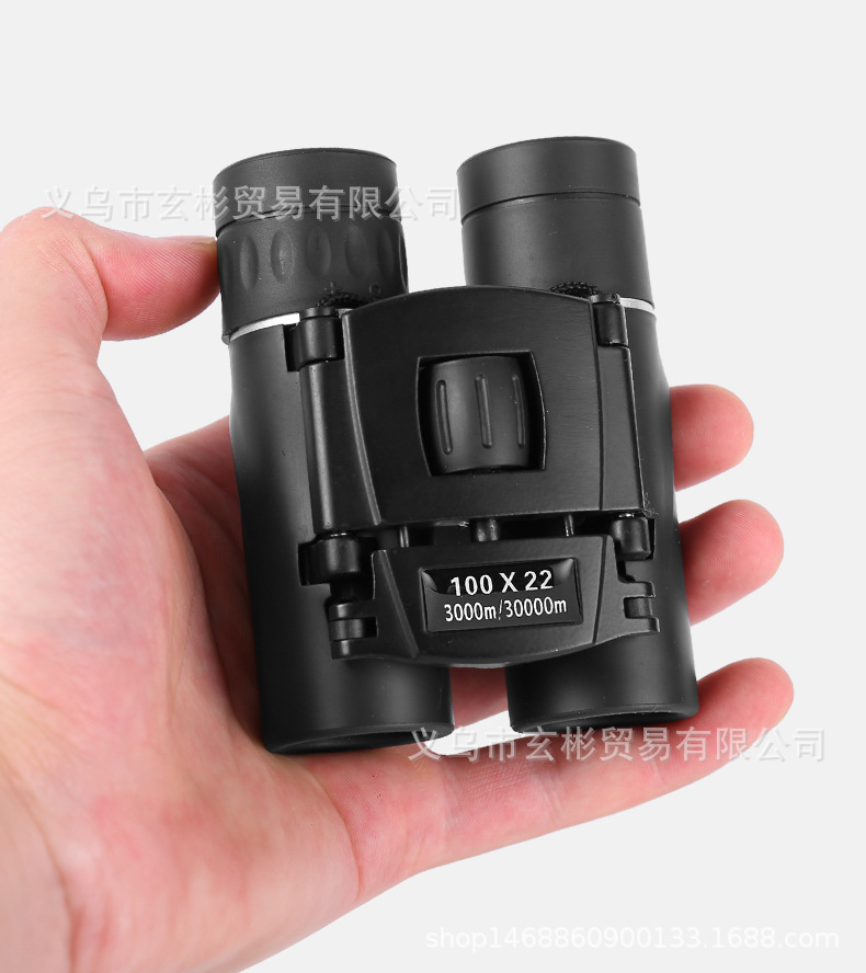 批发多型号望远镜 高清高倍微光夜视100X22 500x25户外双筒望远镜详情15