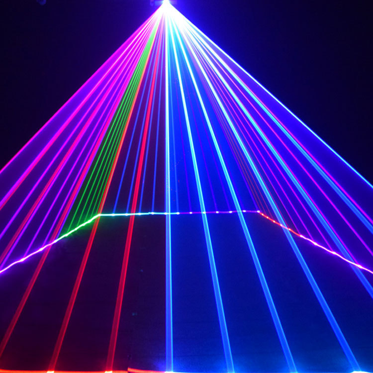 10W, 12W, 15W full-color animated laser light LED scanning laser performance, bar night club, KTV voice-controlled stage pic 6