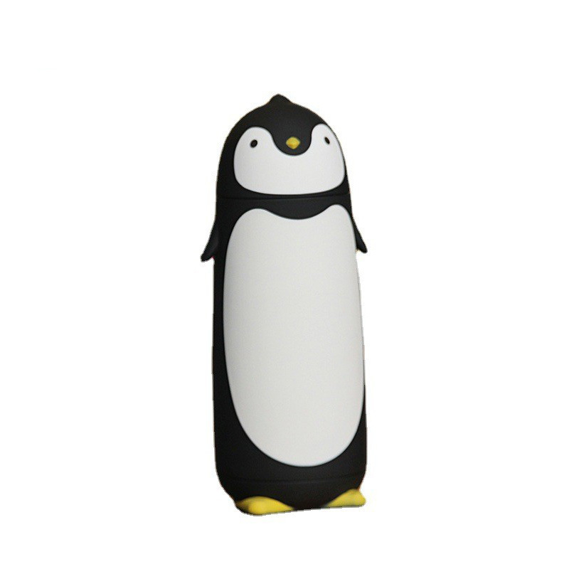 Creative cartoon animal penguin double-layered glass cups, student gift water bottles, foreign trade cross-border beverages pic 14