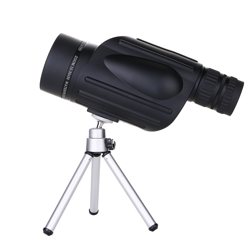 Gaomu Zoom telescope monocular 10-30x50 high magnification high-definition outdoor target lens Monocular observation glasses bird-watching glasses pic 4