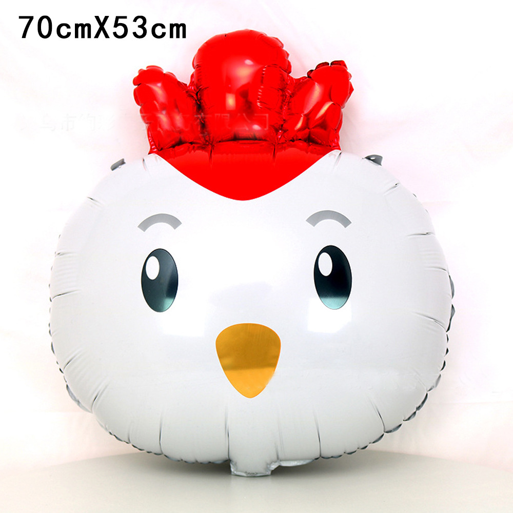 卡通动物长颈鹿铝膜气球飘空装饰儿童周岁生日六一儿童节场景布置详情5