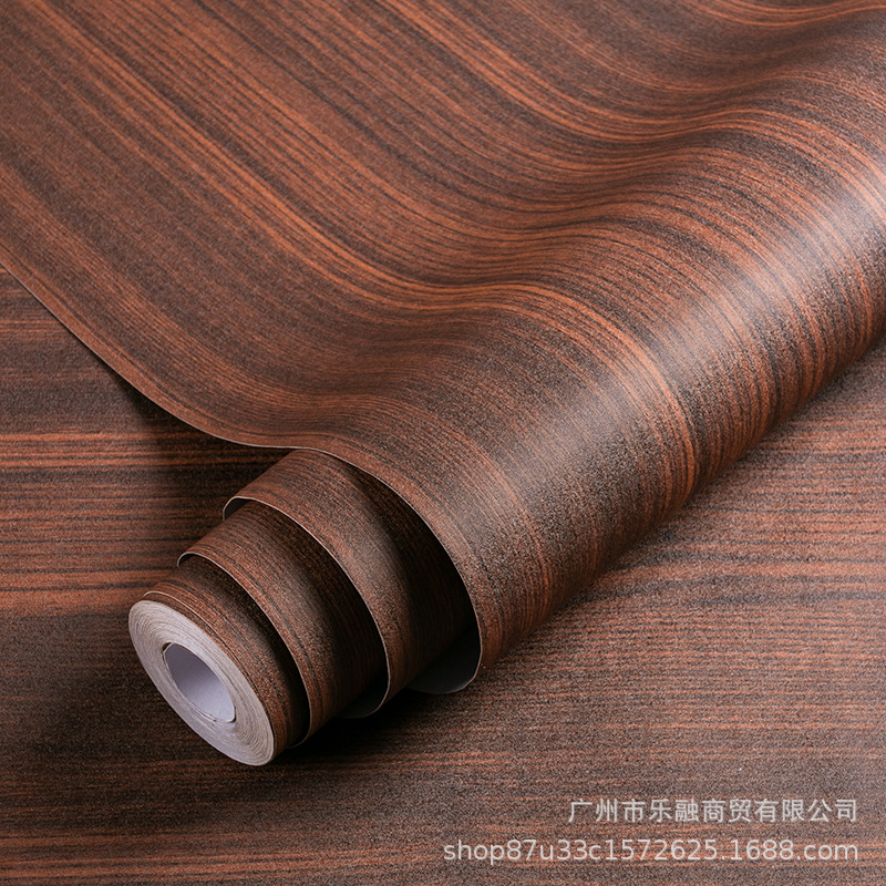 跨境批发木纹贴纸桌面衣柜柜子翻新防水自粘自带胶壁纸背景墙加厚详情34