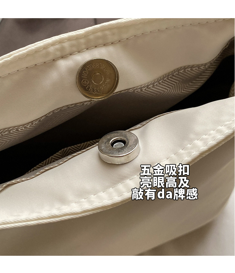 新款森萌时尚休闲包潮搭韩版腋下包洋气单肩包都市风儒雅手提包详情7