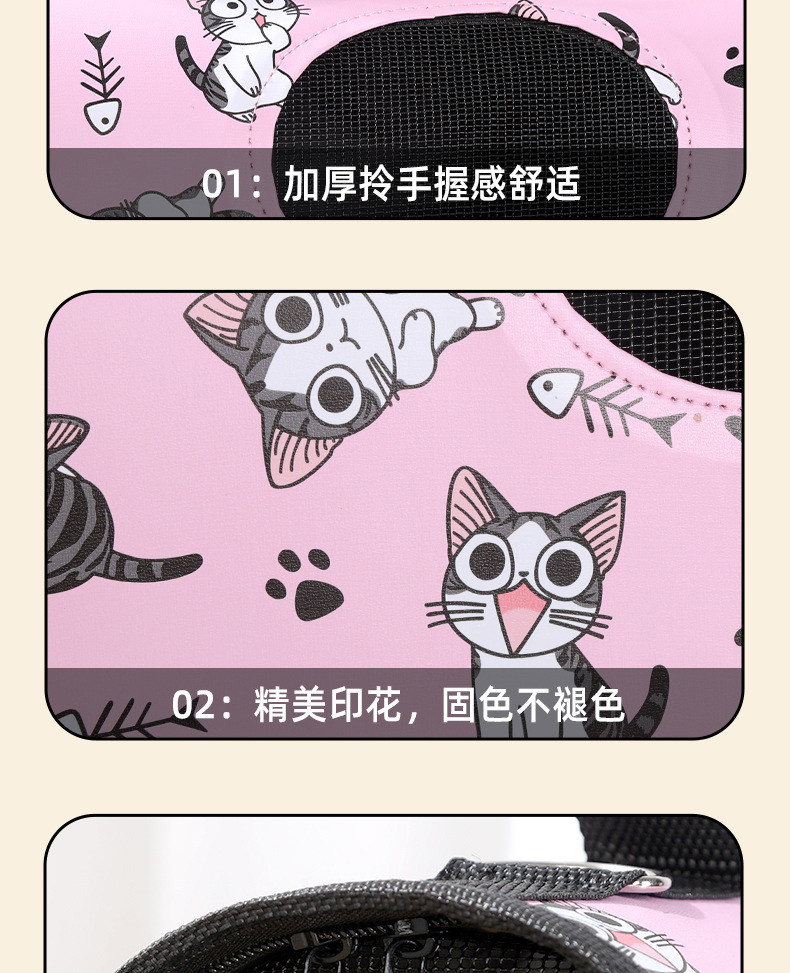 现货猫咪背包多色多图案宠物多功能牛津布便携式外出手提包批发详情10