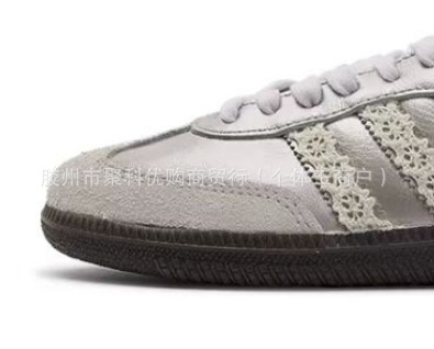 莆田德训鞋女鞋莆田高版本samba纯原百搭校园银色增高厚底红色小详情47