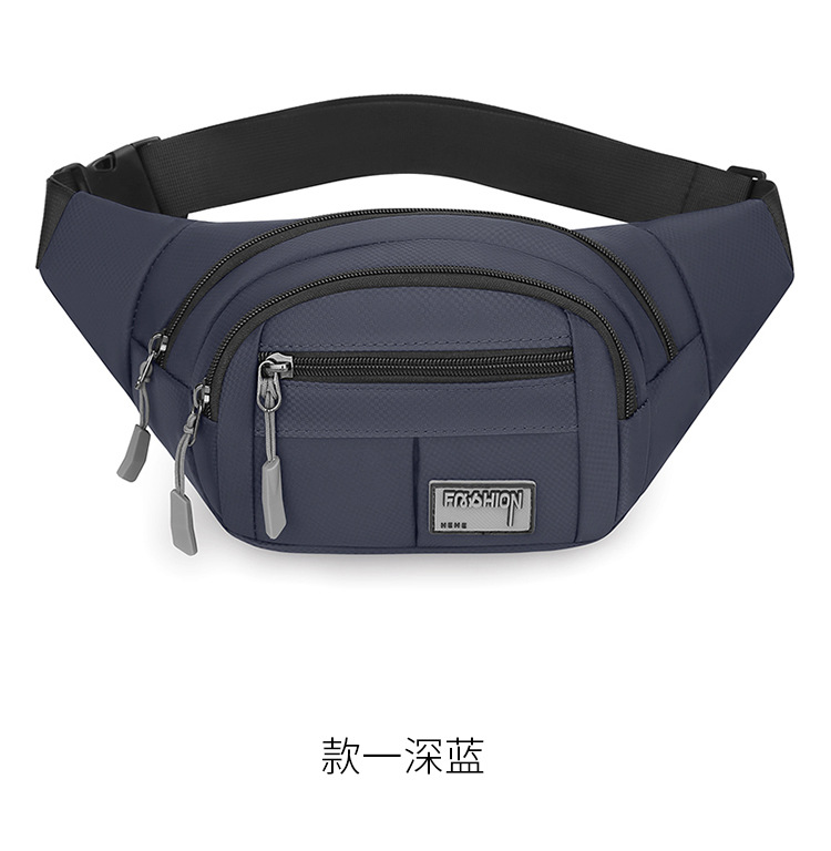 休闲户外运动多功能登山腰包简约便携防水耐磨单肩斜挎胸包专跨境详情23