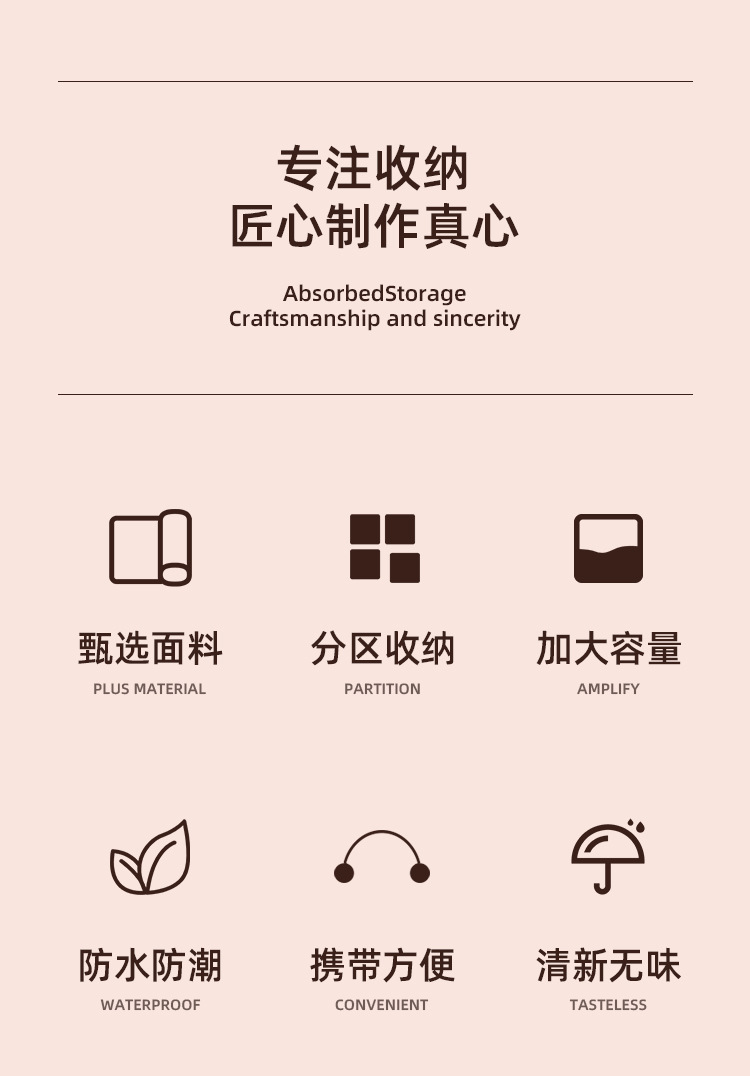 新款韩版防水旅行大容量收纳包 便携出差手提男女挂钩洗漱化妆包详情3