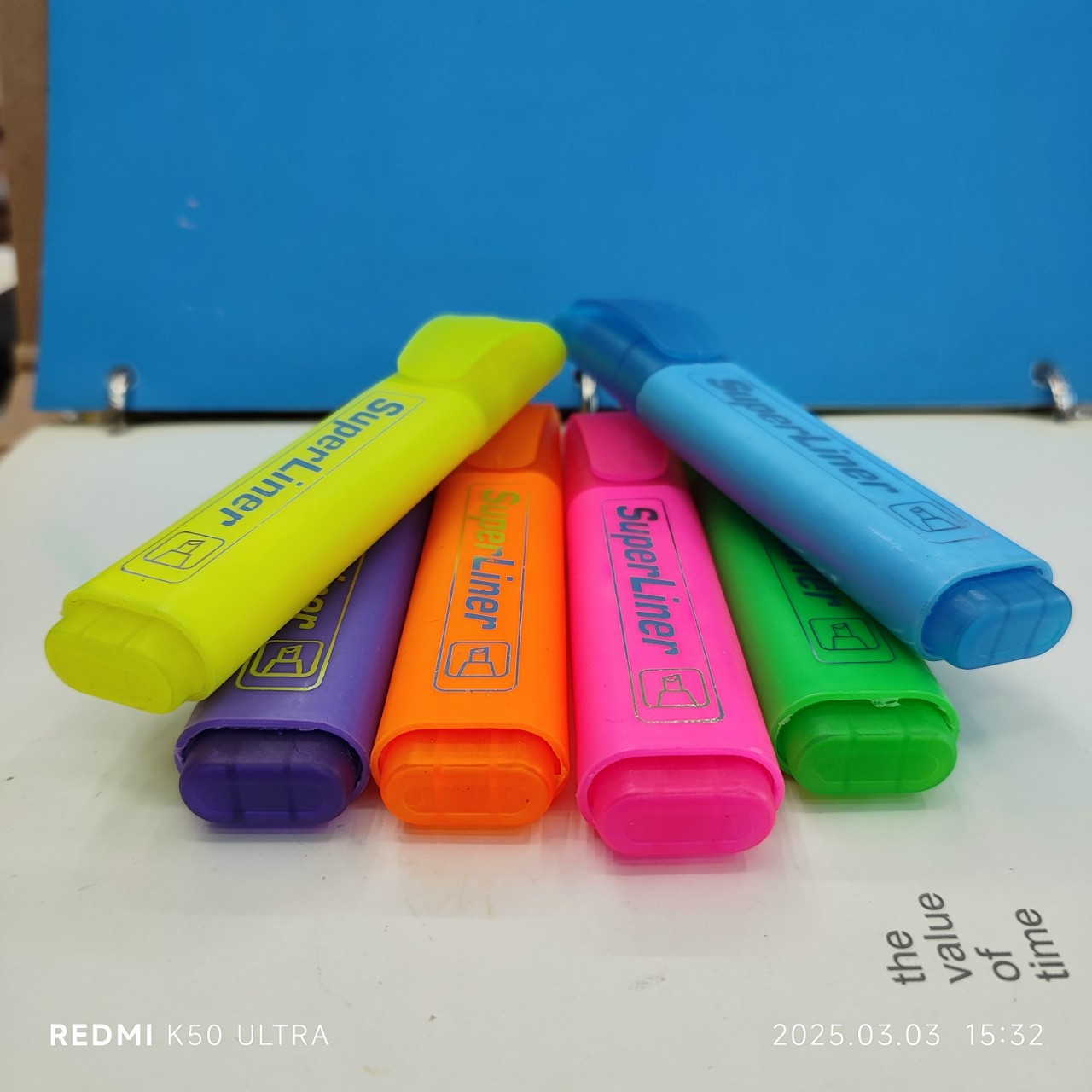 创意荧光笔学生绘画涂鸦重点标记扁款粗划笔4支装PVC袋彩色批发详情4