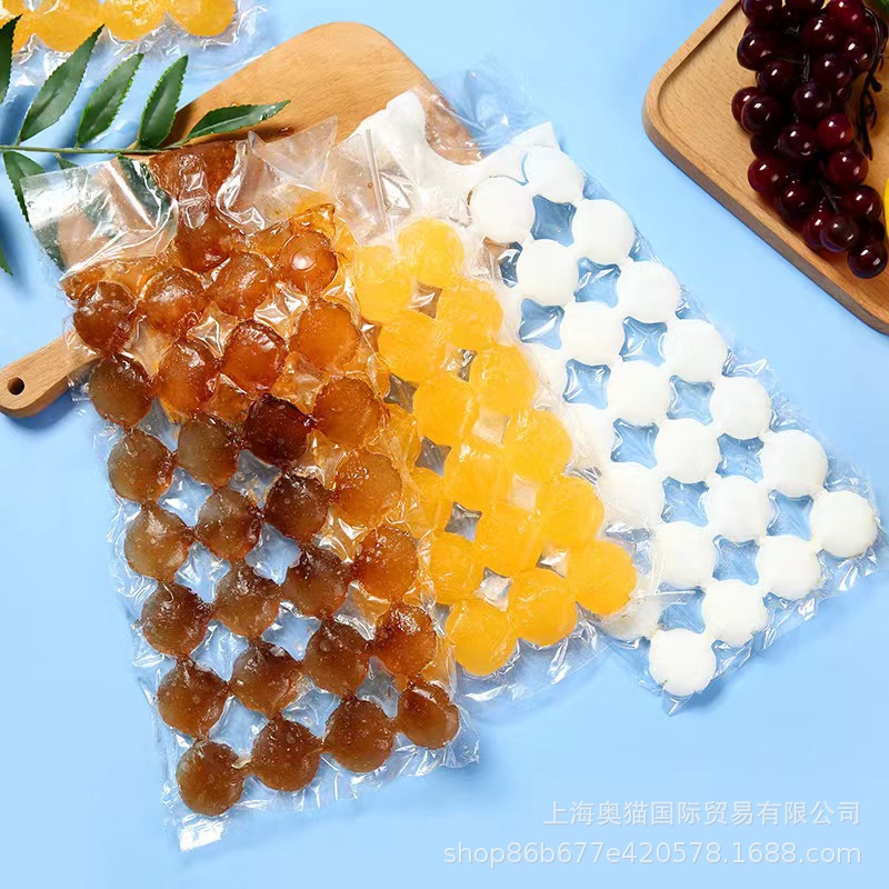 一次性冰袋家用自封口冰格袋食用冻百香果冰块模具夏季制冰袋自制详情17