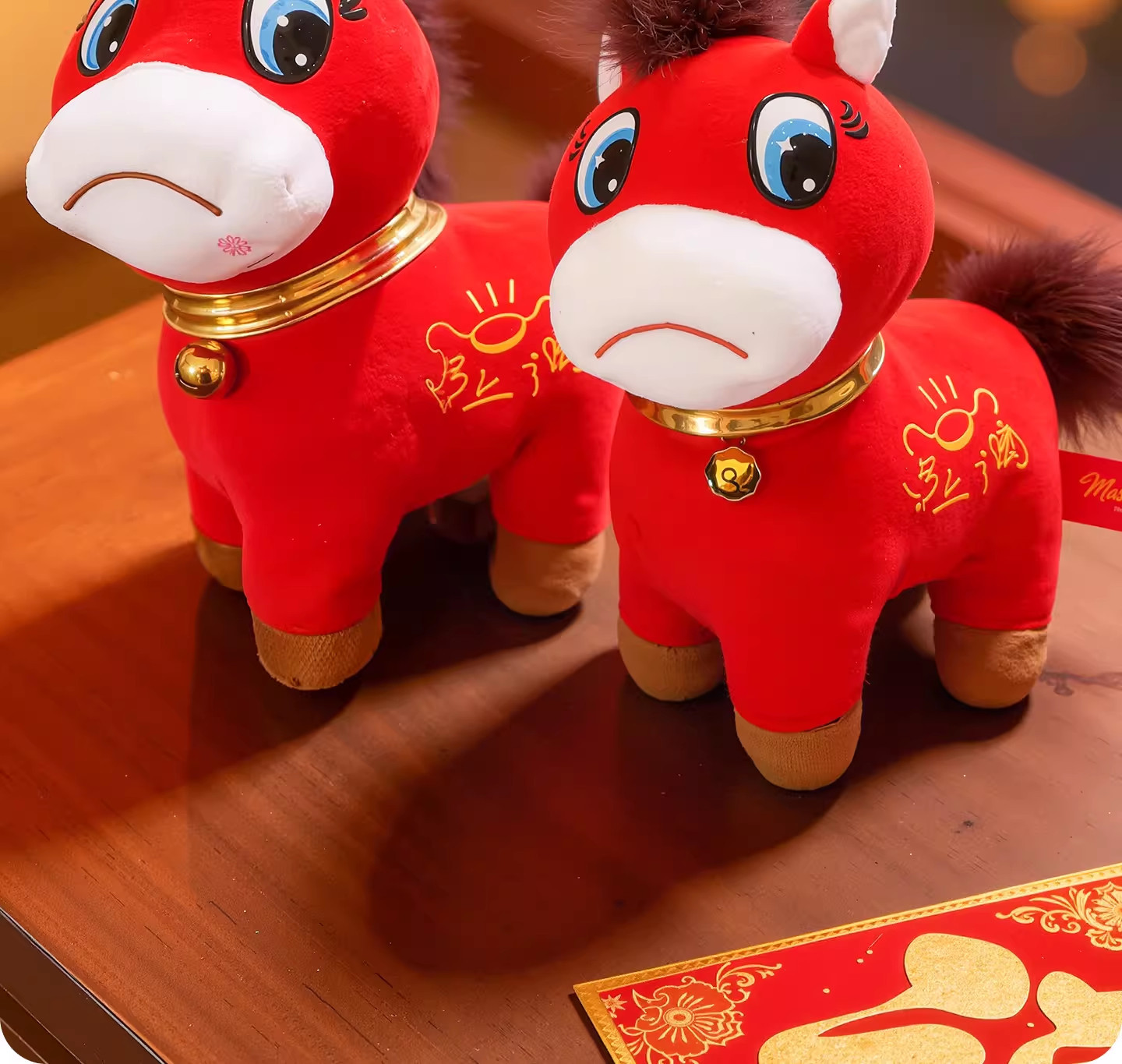 The 2026 Year of the Horse mascot, the Crying Horse doll, the zodiac little horse plush toy, the Smiling Horse year-end Party gift, is in stock and will be dispatched quickly pic 10