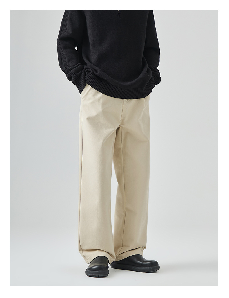 APO男装|跨境牛仔裤男款美式高街秋季潮牌痞帅宽松直筒休闲长裤子详情13