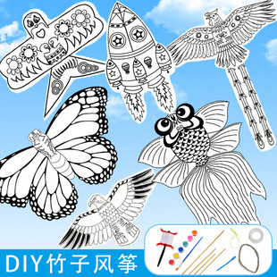 彩色玻璃纸灯笼儿童手工光影游戏幼儿园diy制作手提投影灯材料包详情4