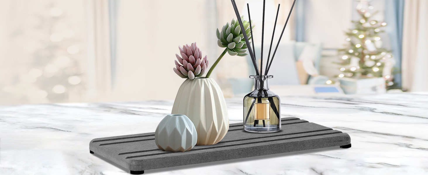 三件装跨境硅藻土杯垫即时干燥垫吸水石托盘水槽托盘速干沥水垫子详情5