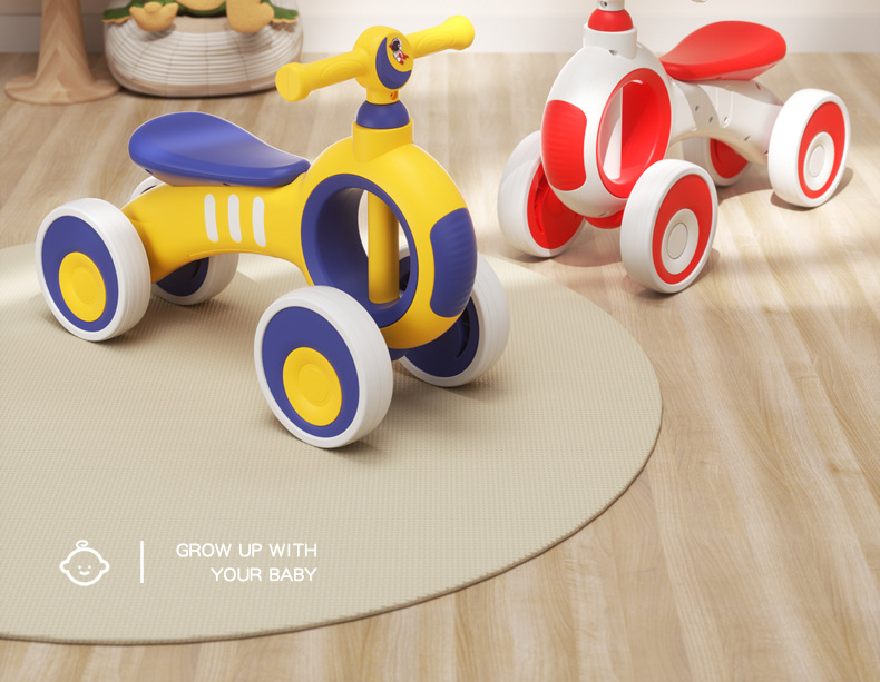 儿童滑行车1一3岁宝宝学步车无脚踏2岁女男孩小童滑行四轮溜溜车详情5