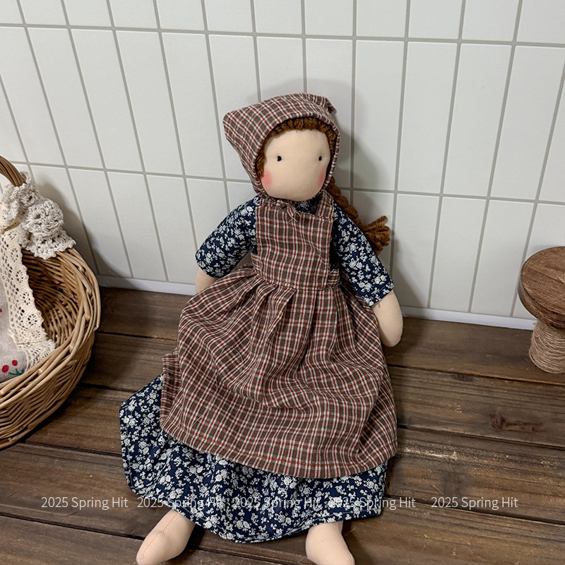 韩系布艺手工可爱甜美布娃娃连衣裙儿童安抚玩具童品玩偶闺蜜礼物详情15