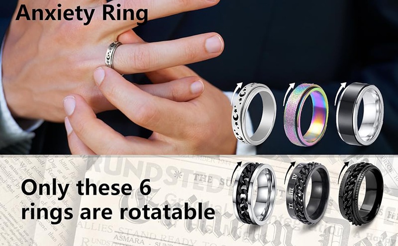 In 2024, we offer wholesale of best-selling cross-border Amazon jewelry items, including titanium steel rings and fashionable stainless steel jewelry from Europe and America pic 7