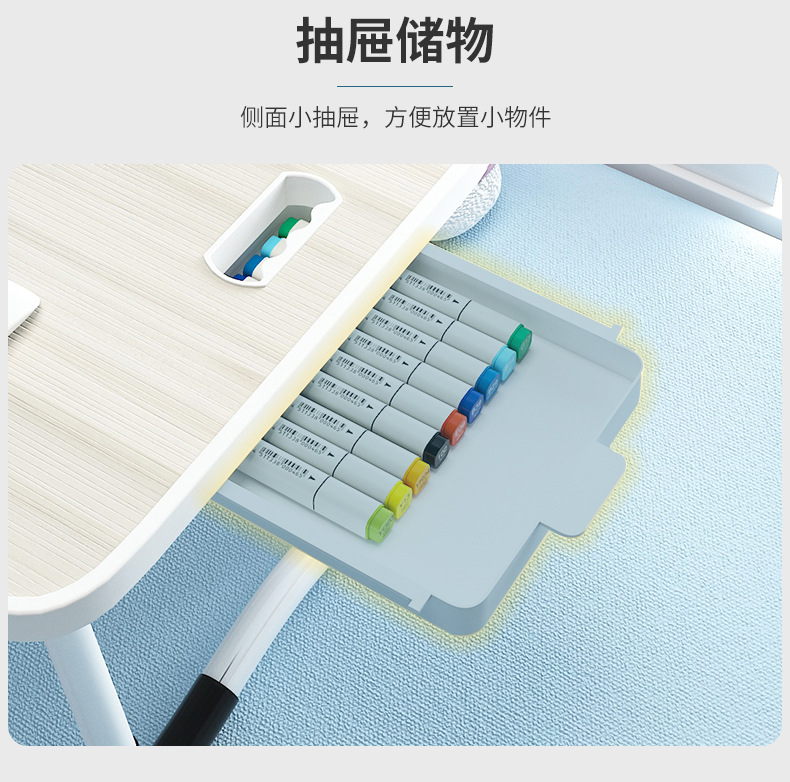 床上学习桌办公电脑桌阳台飘窗折叠小桌子学生宿舍加大书桌学习桌详情11