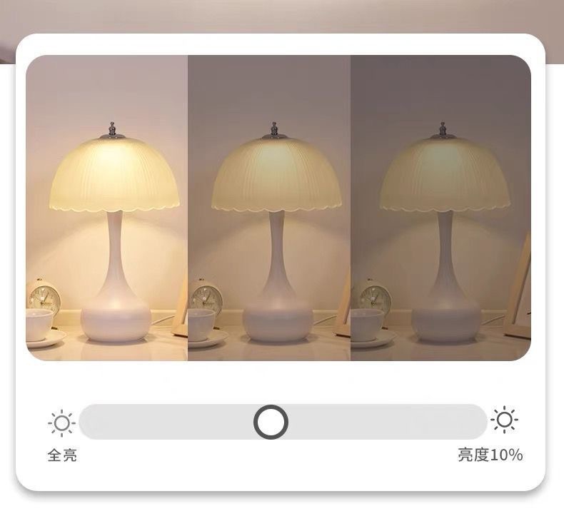 American retro table lamp, bedroom bedside lamp, light luxury and high-end feel, 2024 new wedding night light, French touch lamp pic 16