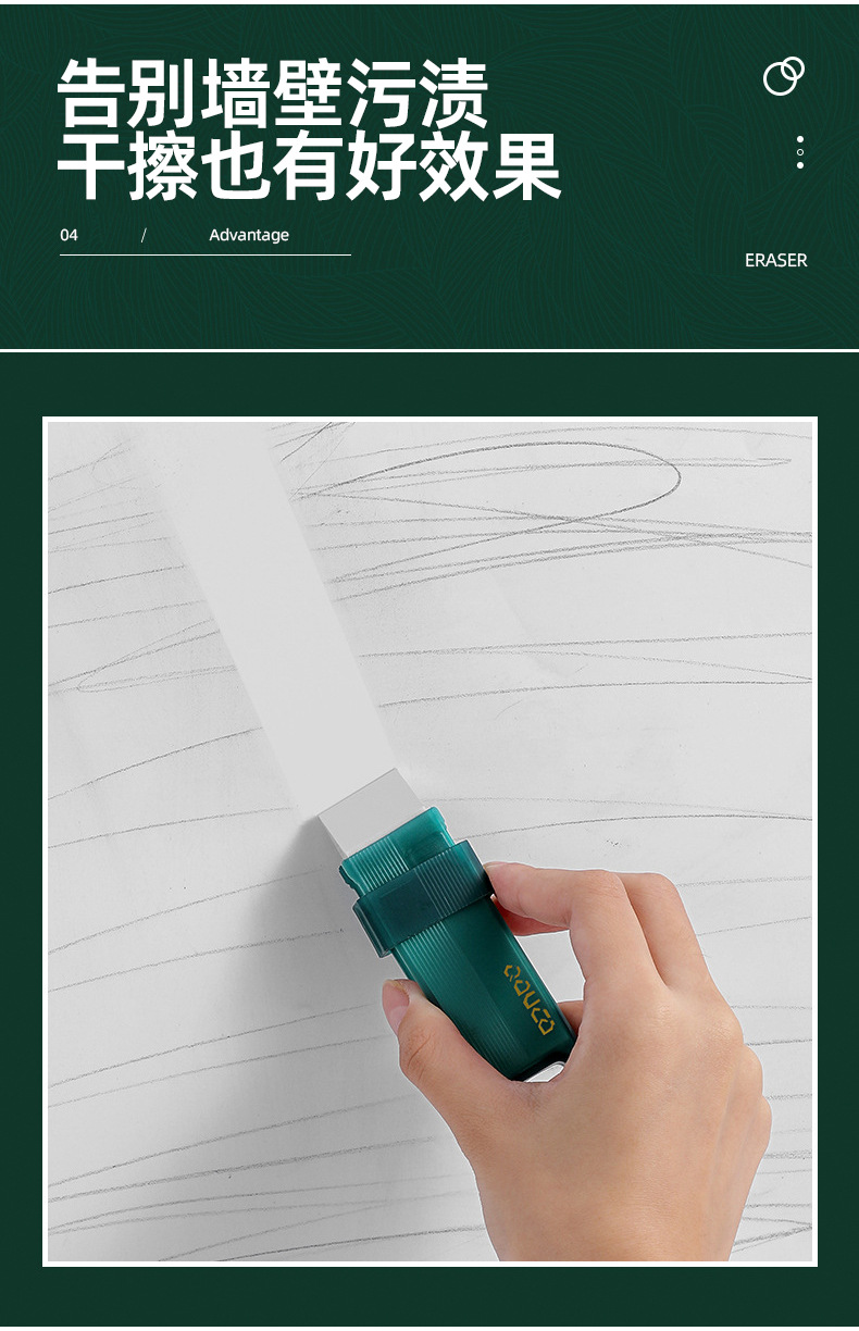 Multi-functional cleaning eraser, a perfect tool for cleaning stubborn stains in household kitchens, bathrooms, car interiors, and white shoes pic 8