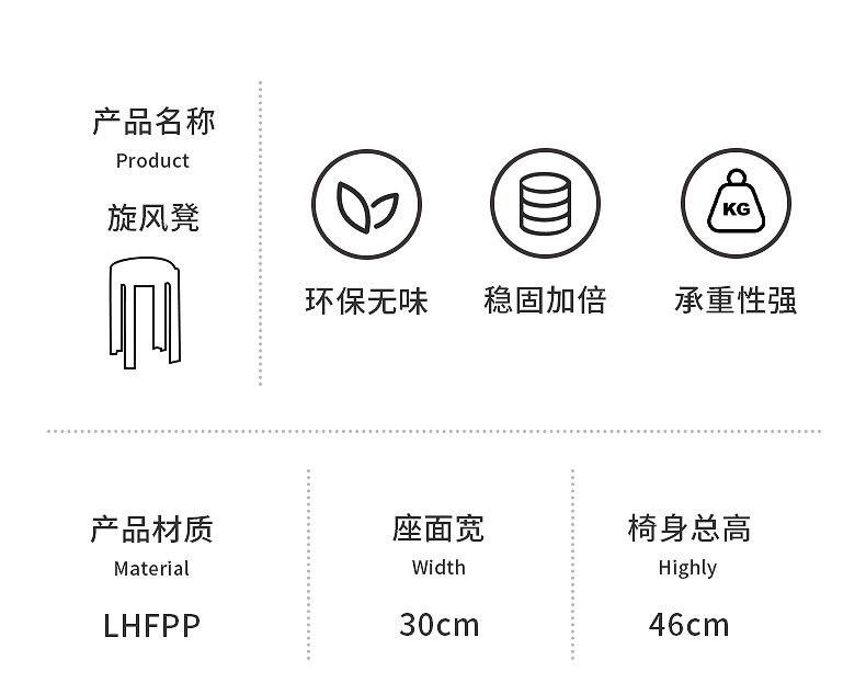 塑料凳子家用客厅现代简约餐桌凳加厚胶凳可叠放凳子商用凳子高凳详情3