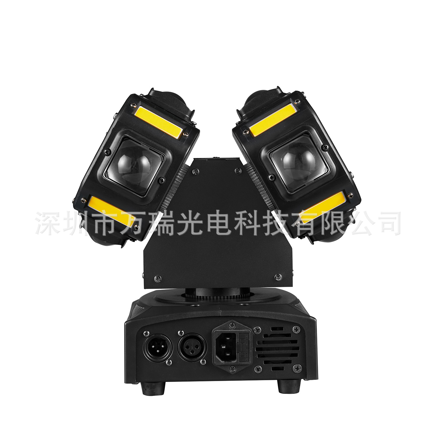 摇头光束激光灯双头小壁虎LED舞台频闪无极旋转KTV酒吧蹦迪图案详情7