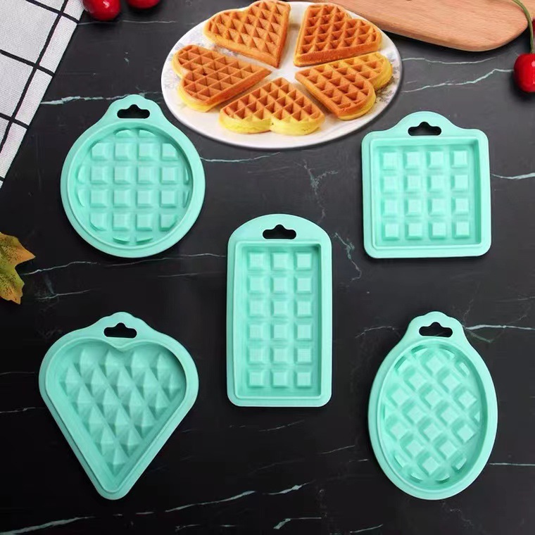 婴幼儿辅食硅胶松饼模  硅胶饼干模具5件套家用烘焙制作饼干DIY巧克力蛋糕糖果饼干模  babycare详情7