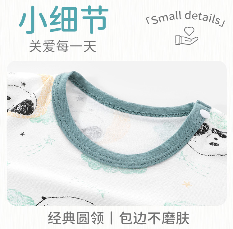 婴儿睡袍薄款夏季宝宝儿童天丝睡衣家居服洋气小童长袖睡裙详情9