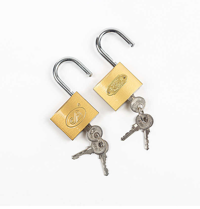 Shengli Factory wholesals copper-like padlock cores, which can be customized for export. Door locks, cabinet locks and anti-theft locks can be made through and open pic 3