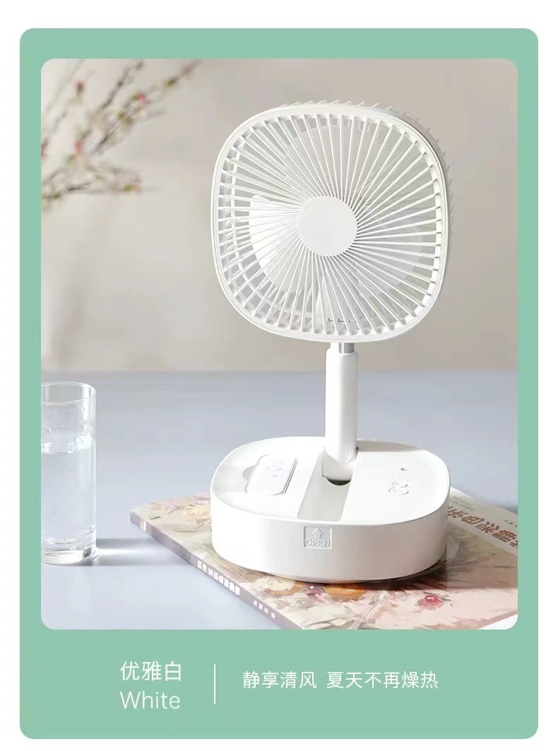 The best-selling new storage type oscillating telescopic folding fan with usb charging, M1Y floor-standing fan, is available for cross-border e-commerce supply pic 17