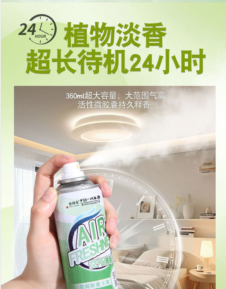 空气清新剂卧室持久留香室内喷雾宿舍用学生厕所卫生间除味除臭剂详情12