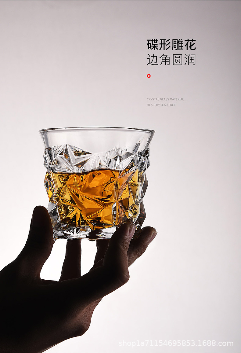 饭店商用威士忌酒杯水杯创意啤酒杯高颜值家用玻璃杯加厚一件起批详情5