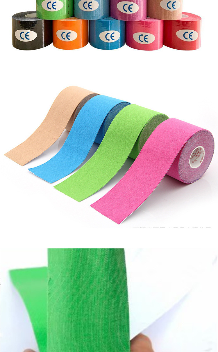 Foreign trade exclusive muscle tape elastic sports tape to prevent muscle strain, inner effect tape, individually packaged elastic muscle tape pic 13