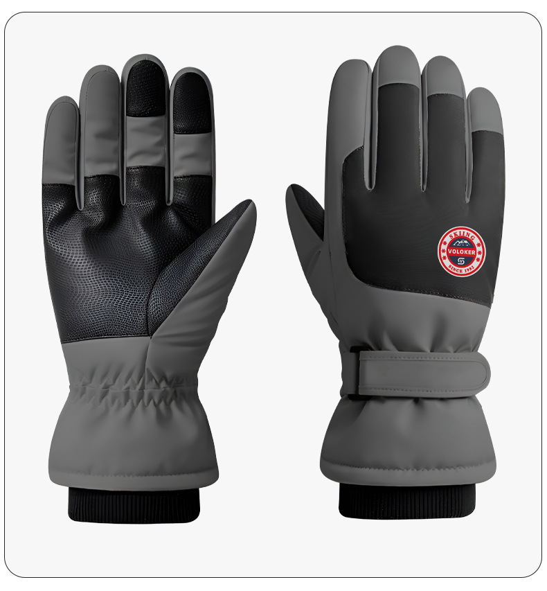 成人滑雪手套现货批发加绒保暖防风男女通用款冬季滑雪骑行必备详情17