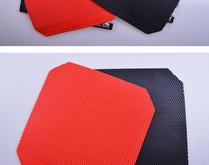 红双喜乒乓球拍胶皮龙影正胶正品套胶快攻旋转削球乒乓球胶皮专用详情8