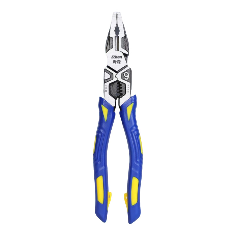 工业级9寸钳子多功能钢丝钳专用剥线尖嘴钳五金工具斜嘴钳批发详情6