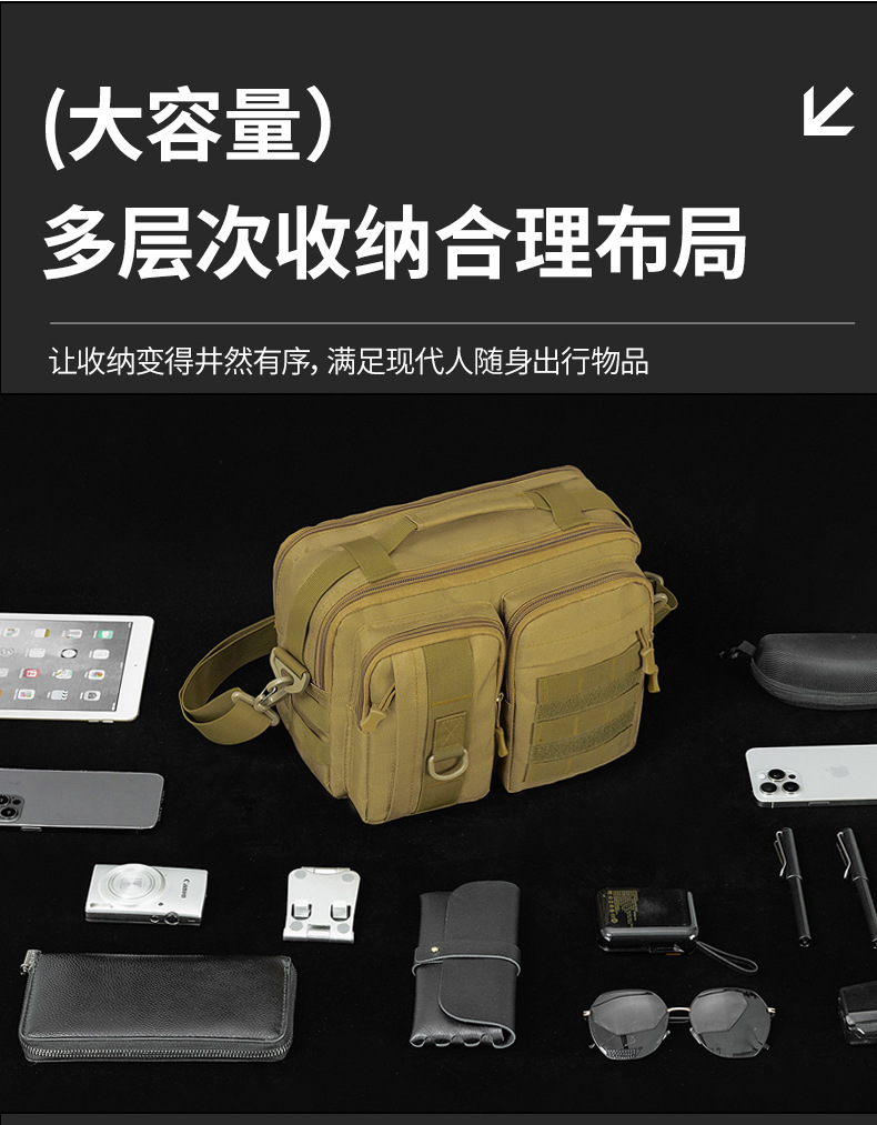 New commuter bags, multi-functional camouflage crossbody bags, outdoor sports lightweight single-shoulder bags, and travel lull bags pic 16