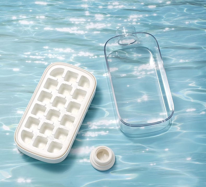 冰壶冰块模具 按压式冰格水壶 水杯家用食品级制冰盒冻冰块杯神器详情3