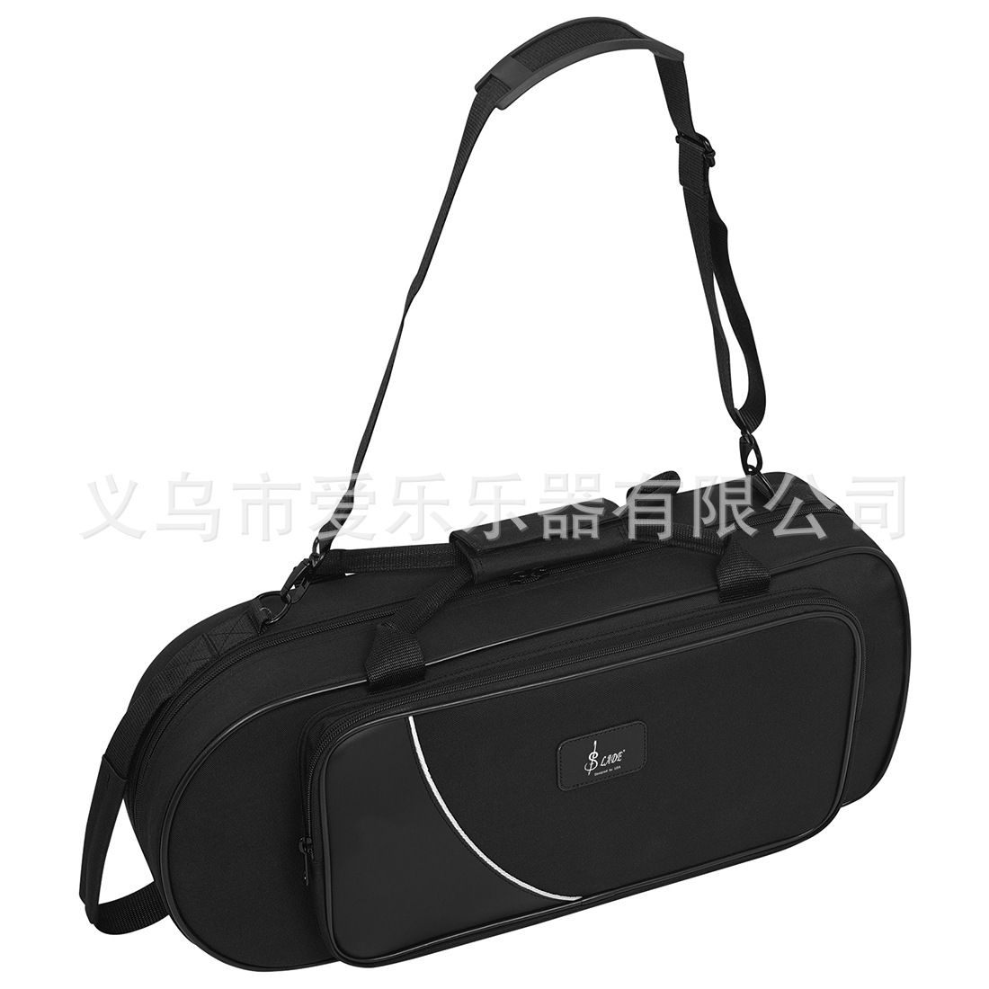 SLADE bolsa de trompeta de tela oxford mochila de hombro resistente bolsa crossbody de trompeta portátil instrumento de viento de metal caja de trompeta pic 3