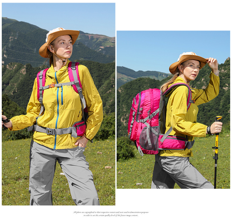 新款外贸登山包防泼水野营徒步包大容量户外休闲运动骑行包双肩包详情18