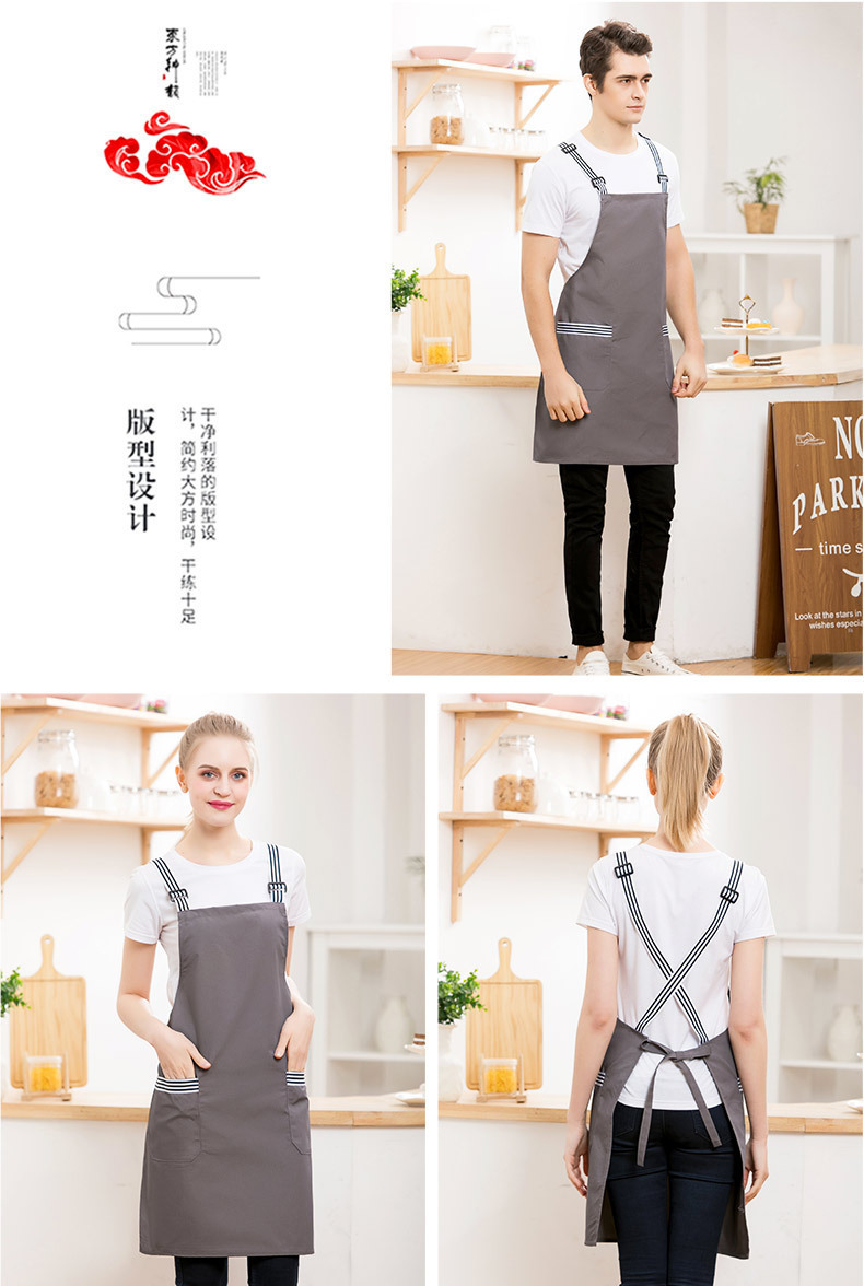 【 Chi Jia 】 Polyester apron, painting, coffee shop, hairdressing, milk tea shop, waistband, factory, car repair work clothes, outdoor burn 3445 pic 9