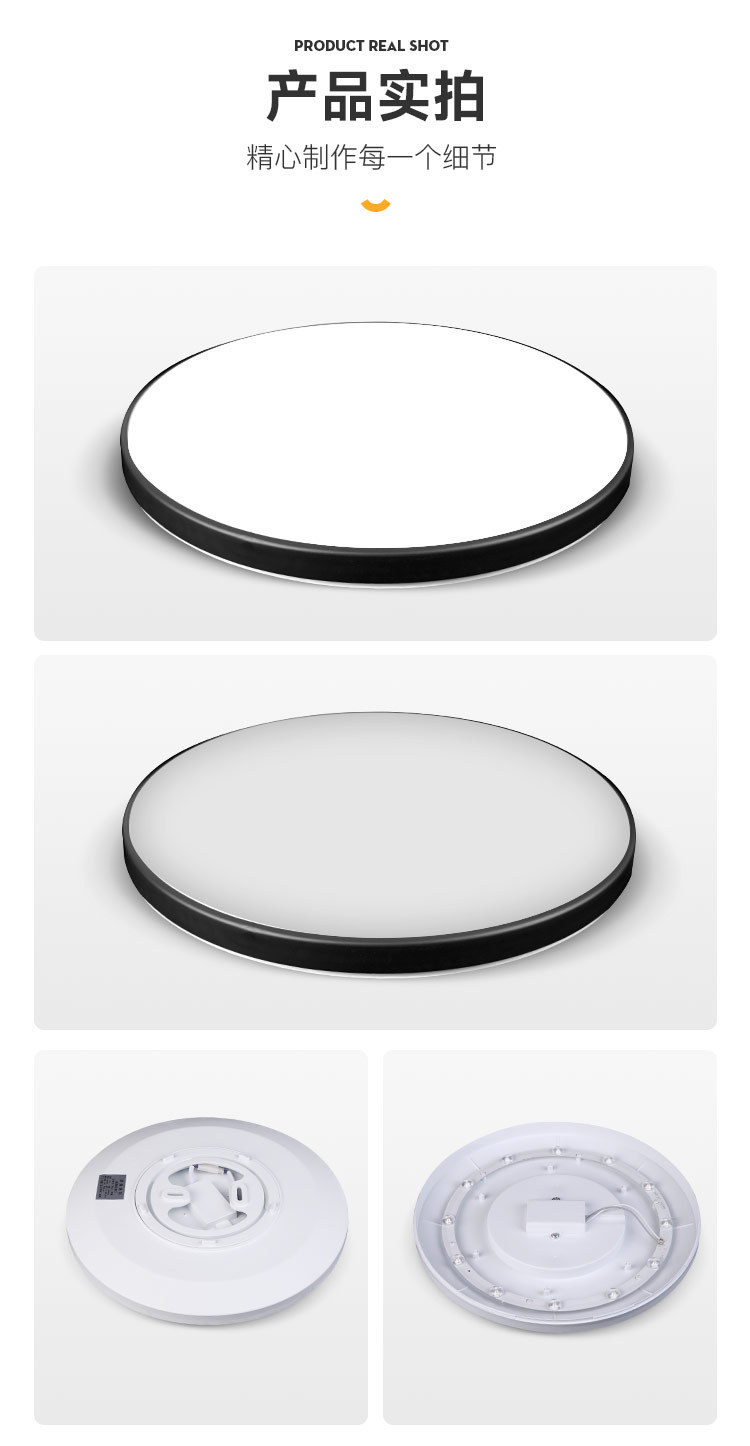 LED three-proof ceiling light, circular bedroom and living room light, moisture-proof, dust-proof, insect-proof, simple and ultra-thin balcony and corridor ceiling light pic 2