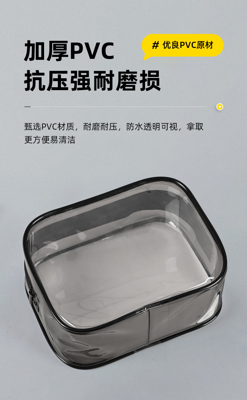 便携PVC化妆包收纳袋可爱洗漱袋多功能化妆品收纳包网红款现货直销妈咪晚宴包袋箱包皮具详情5